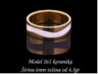 Model 261 keramika Širina 6mm težina od 4,5gr